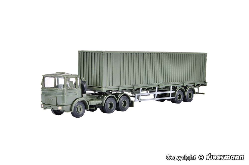Kibri 18068 Bausatz: MAN F8 40ft C-SZ Bundeswehr