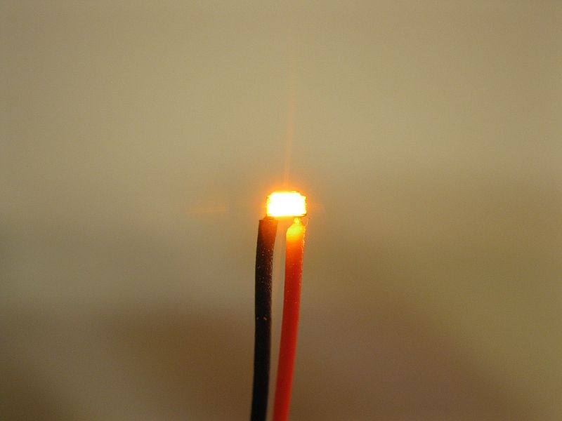 50122 LED SMD 0603 mit Kabel orange für Car S