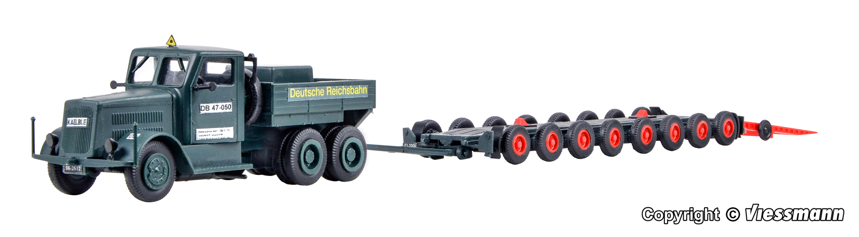 Kibri 13570 Kaelble HZ mit Strassenroller DB