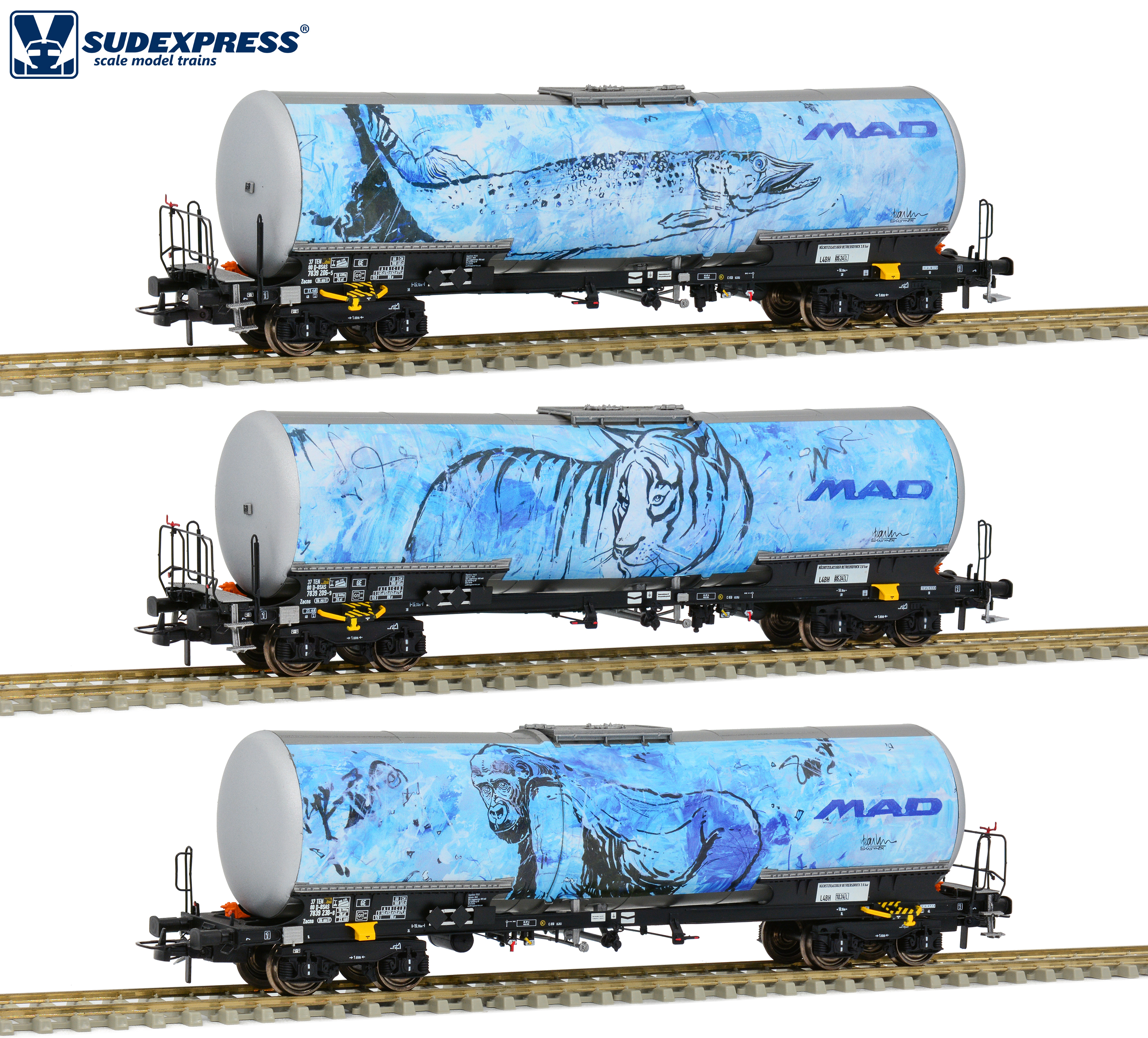 Sudexpress S783903 BSAS MAD Kesselwagen-Set 3-tlg. Ep.6