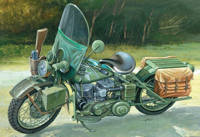 7401 WLA 750 US Military Motorcycles