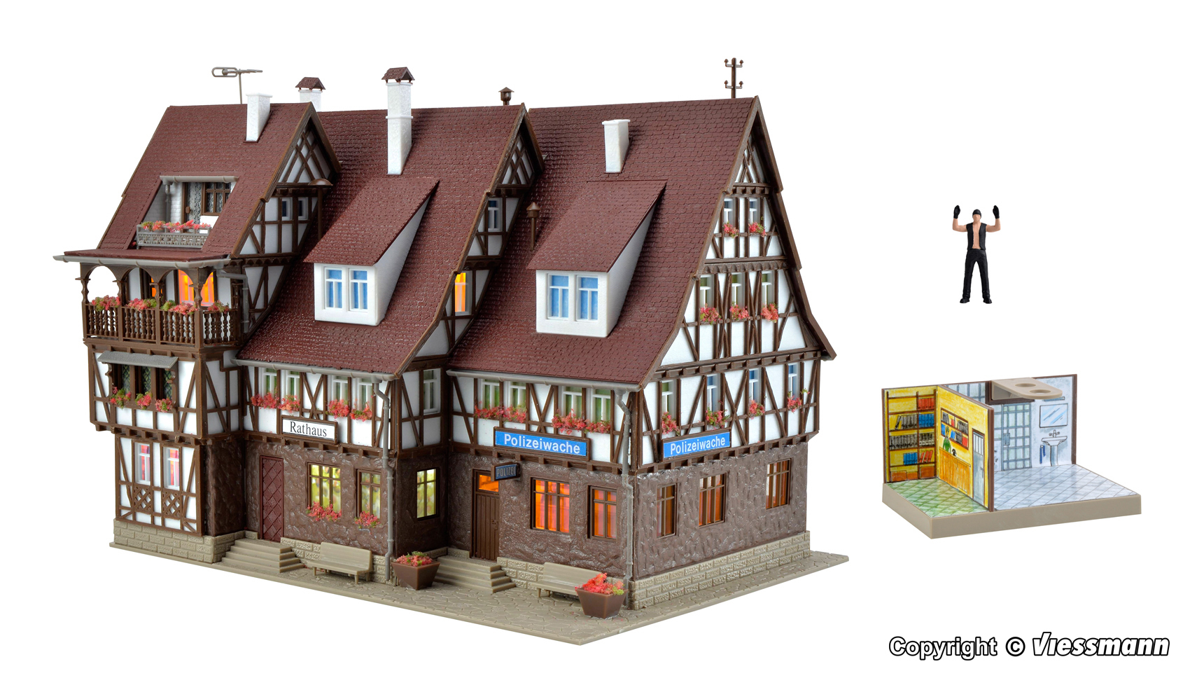 43693 Rathaus Polizei und Gefängnis
