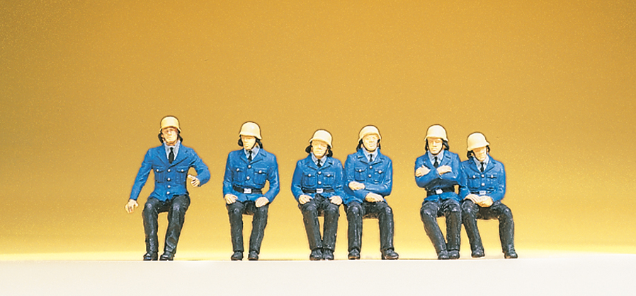 Preiser 14207 Sitzende Feuerwehrmänner