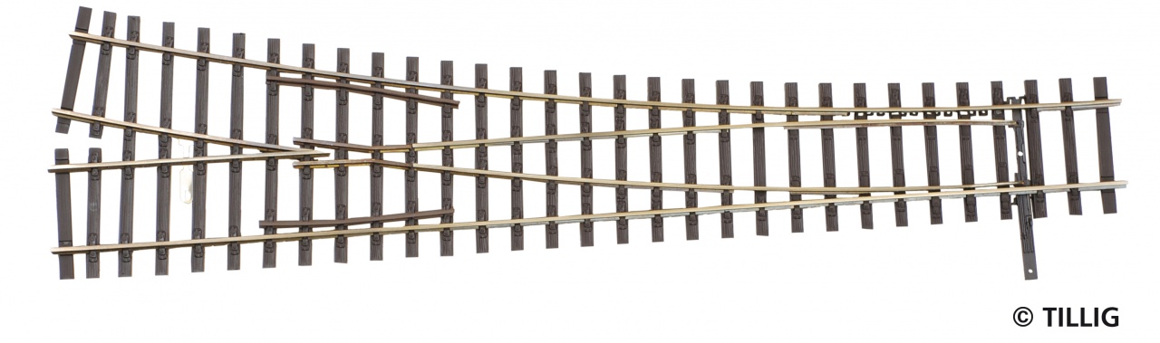 85343 Hand-Weiche rechts 15° R 866 , L=228mm