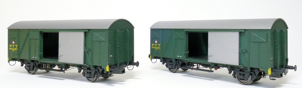 20947 SBB/PTT ged. Güterwag. Zk Set 2tlg. Ep.3
