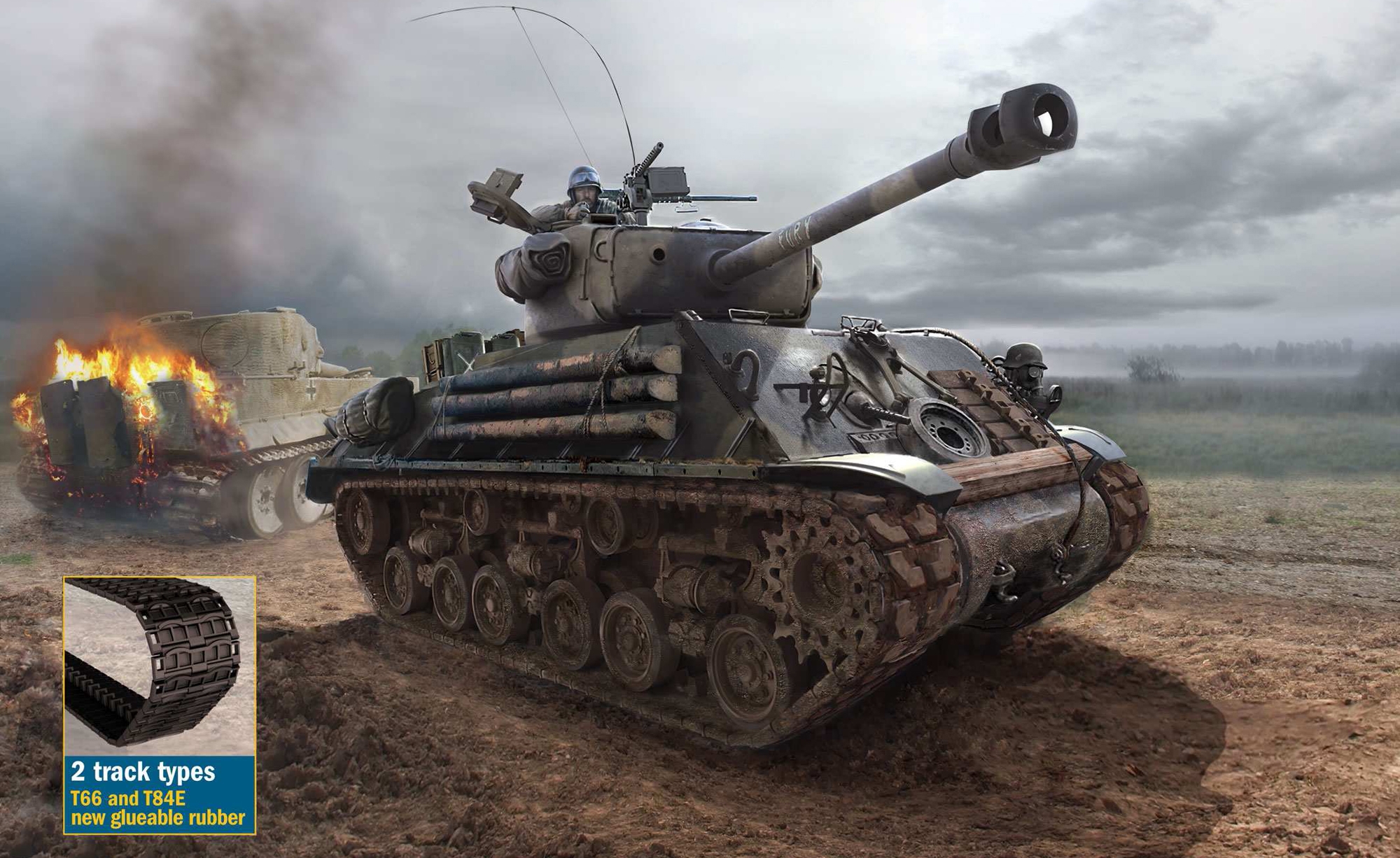 6529 M4A3E8 Sherman 'Fury'
