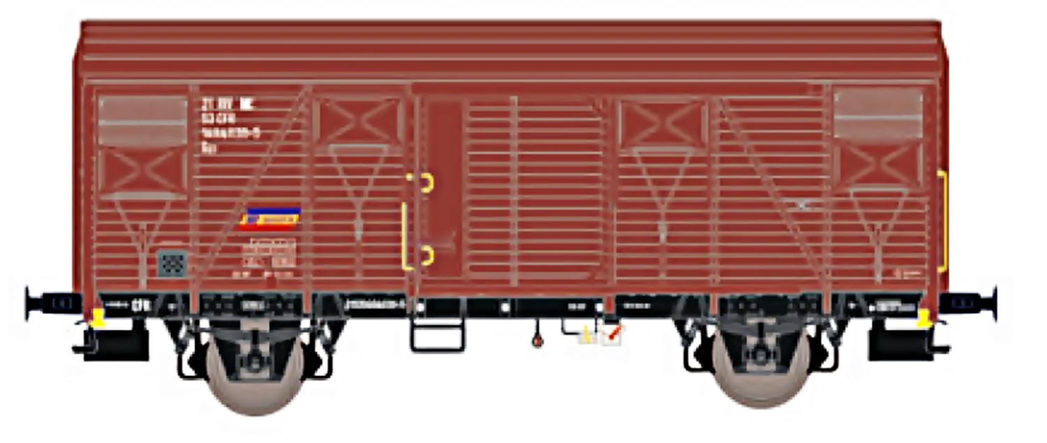 EX20959 CFR Marfa gedeckter Güterwagen Ggs Ep.5