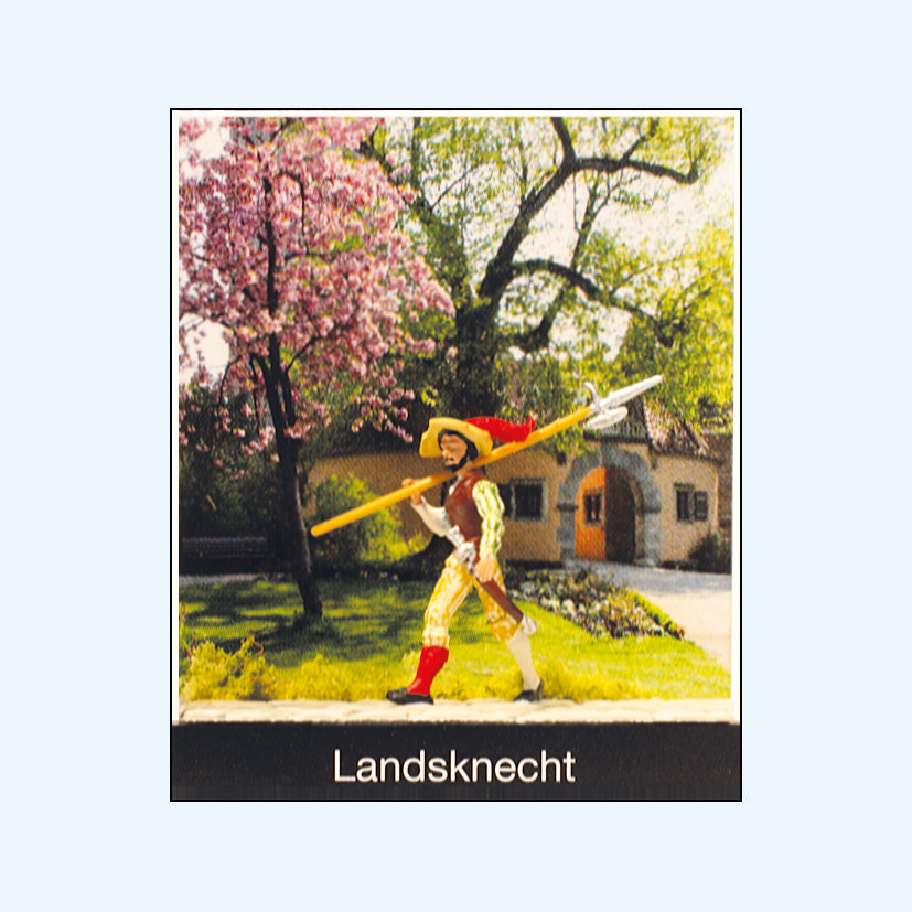 99508 Landsknecht mit Hellebarde