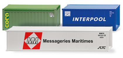 001824 Zubehörpackung: 2x20ft 1x40ft Container