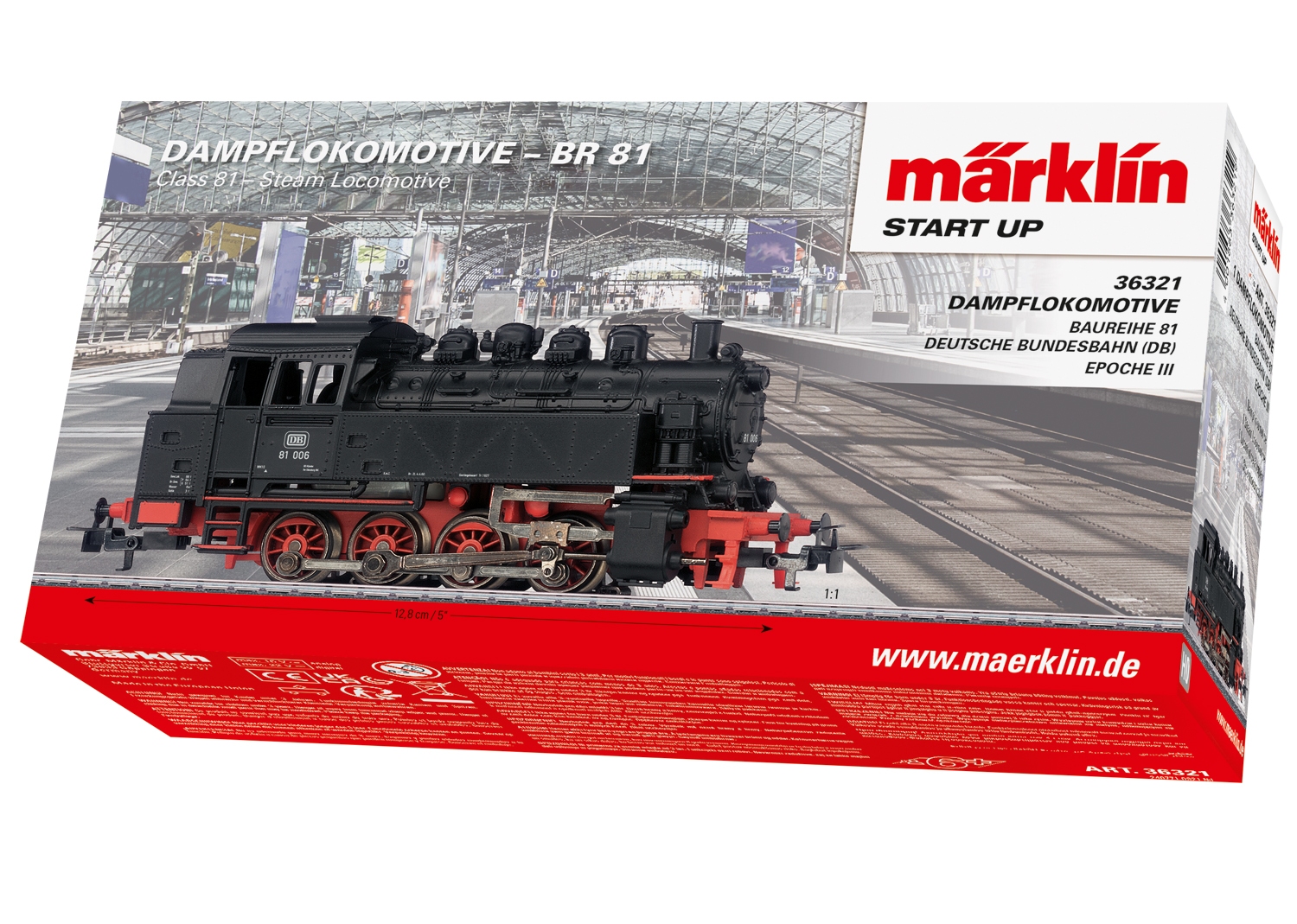 Märklin 36321 DB Dampflok BR 81 Ep.3