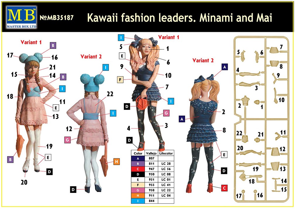 MB35187 Kawaii fashion leaders Minami and Mai