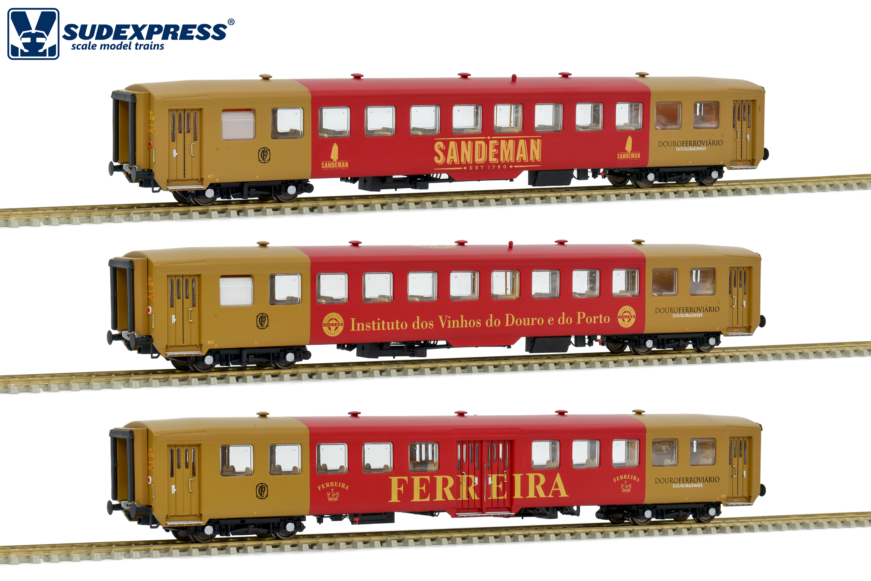 Sudexpress S1107 CP Schindler Personenwagen-Set 3tlg Ep.5
