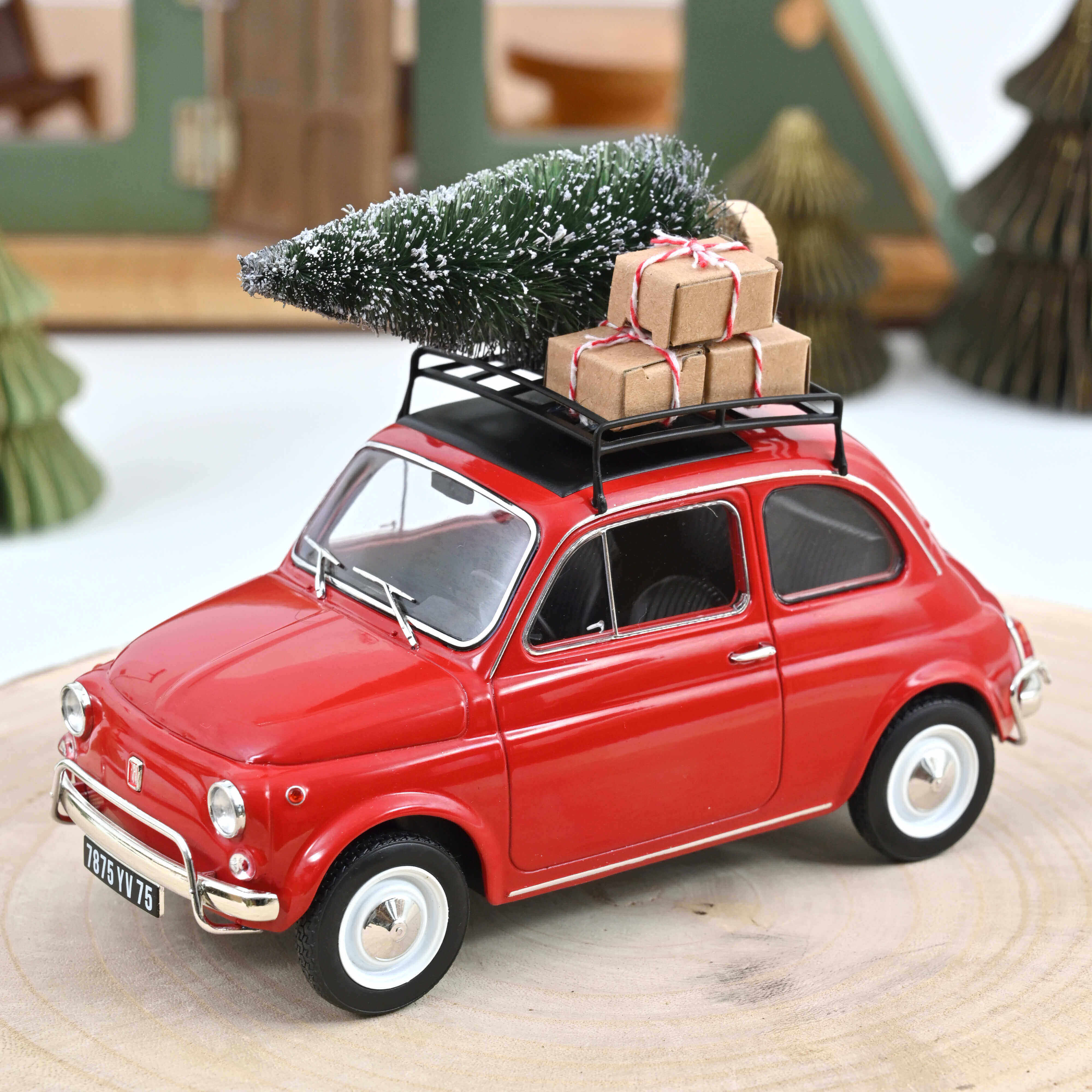 Norev 187779 Fiat 500L rot Christmas (1968)
