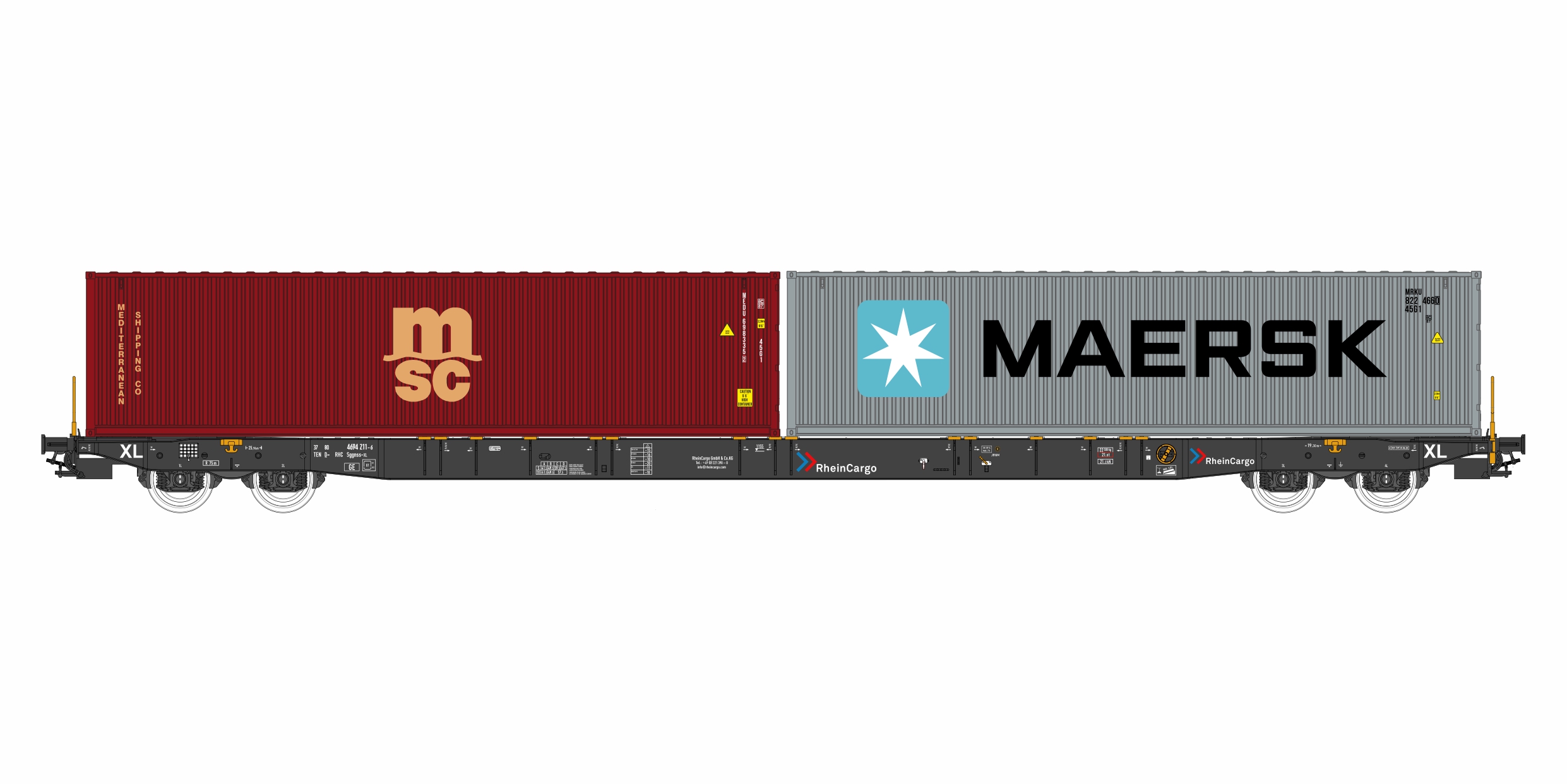 96010105 RCH Containertragwagen Sggnss-XL Ep.6
