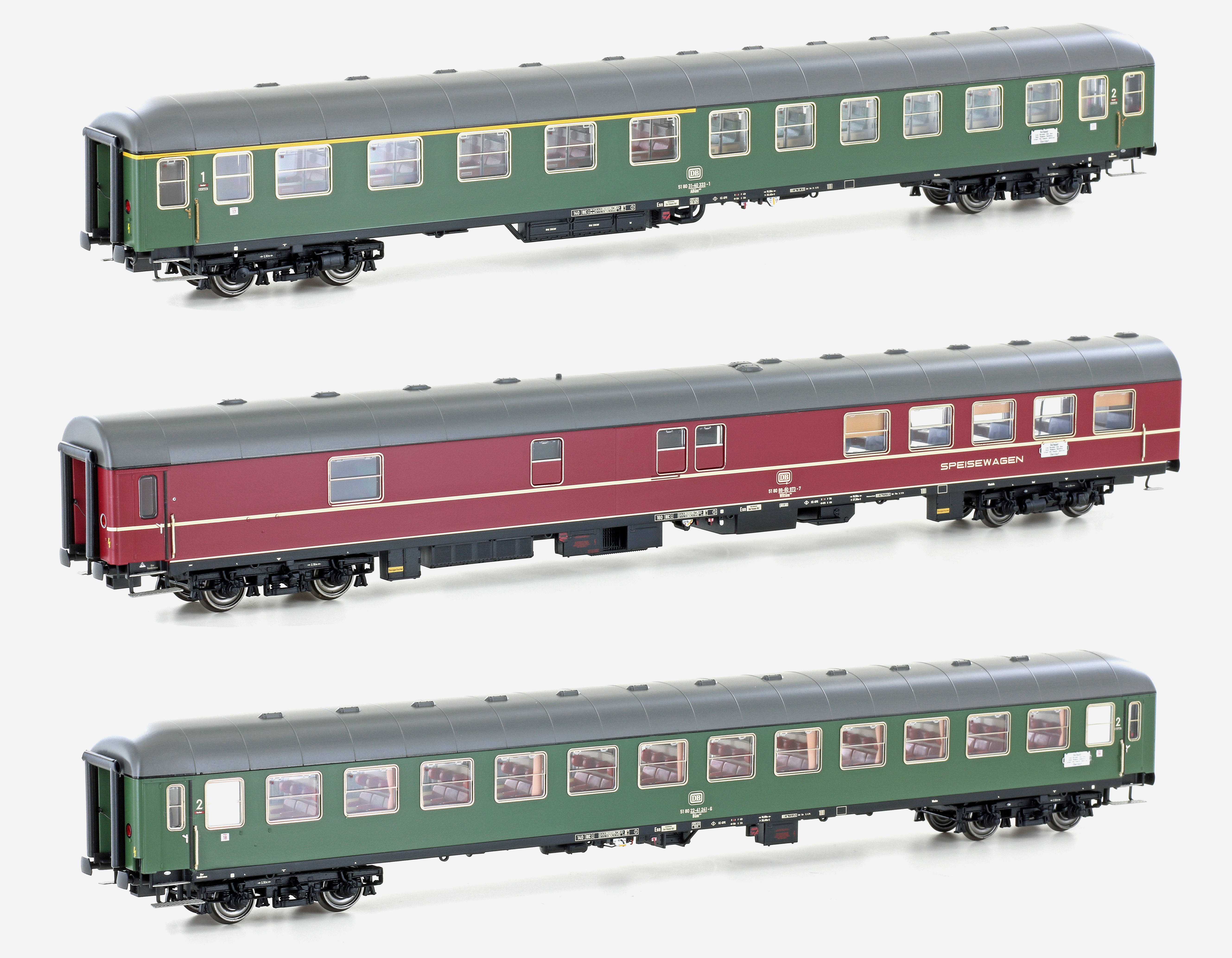43037 DB Personenwagen-Set 3-tlg D1213 Ep.4 AC