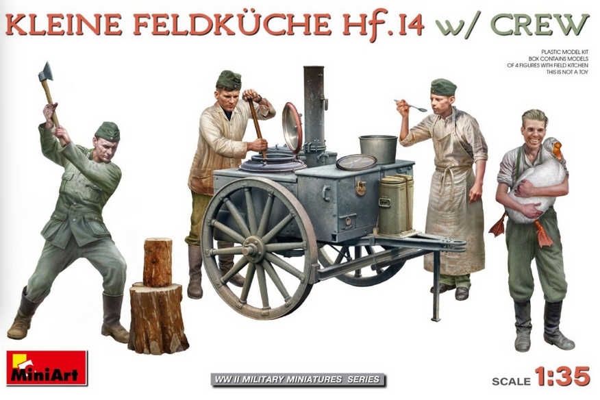 53011 Kleine Feldküche Hf.14 mit Crew