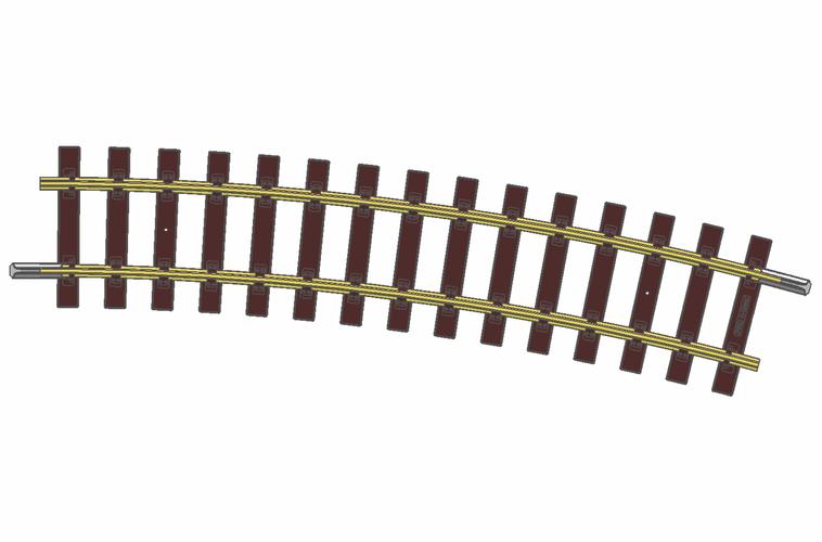 35217 G Gleis gebogen R7 1564,6 mm 15°