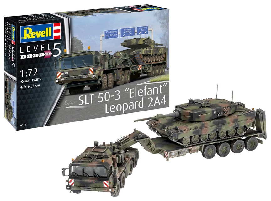 03311 SLT 50-3 Elefant + Leopard 2A4