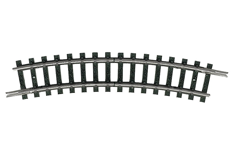 14984 Trenngleis gebogen R1 24°