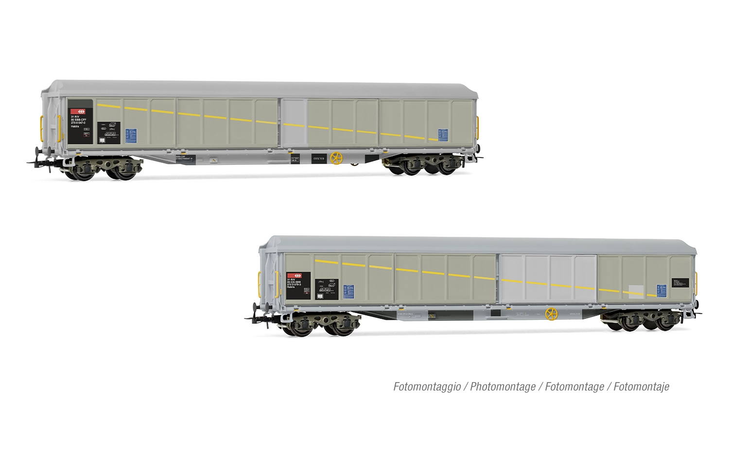 HR6650 SBB, 2-tlg. Set 4-achs. Schiebewandwage