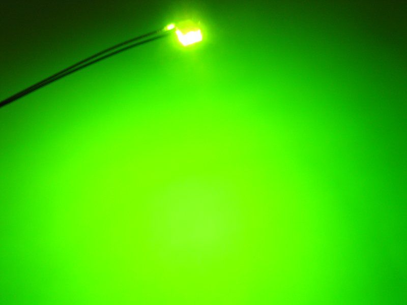 50257 LED SMD 0805 mit Lackdraht grün