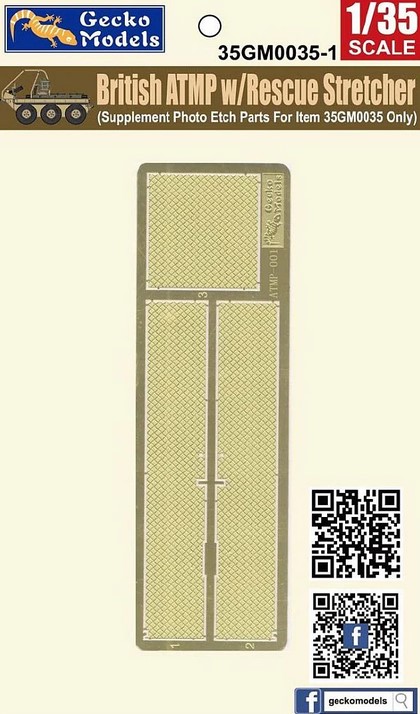 35GM0035-1 Photo Etch Parts für British ATMP