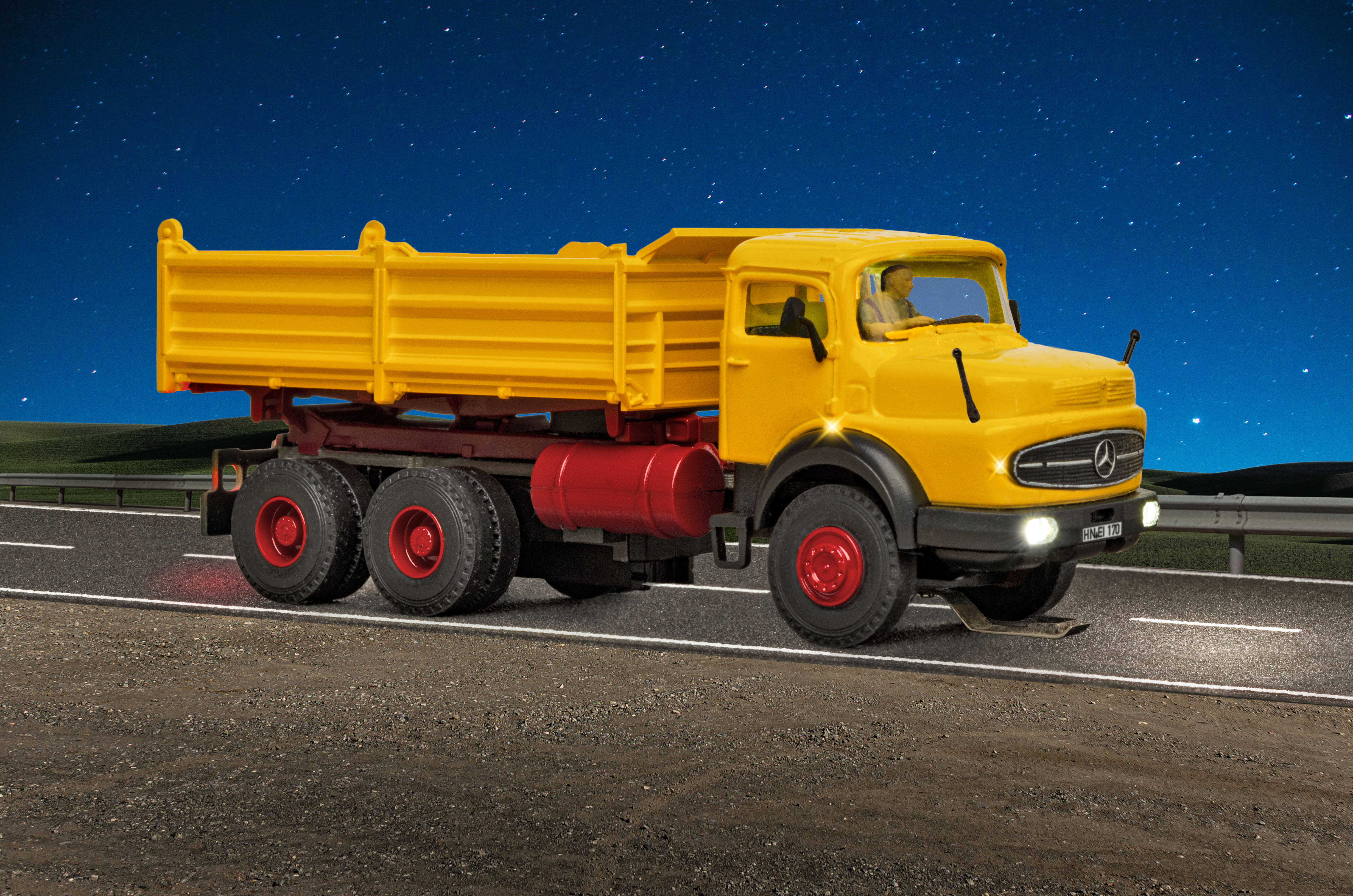 Viessmann 8020 CarMotion: MB Rundhauber Muldenkipper