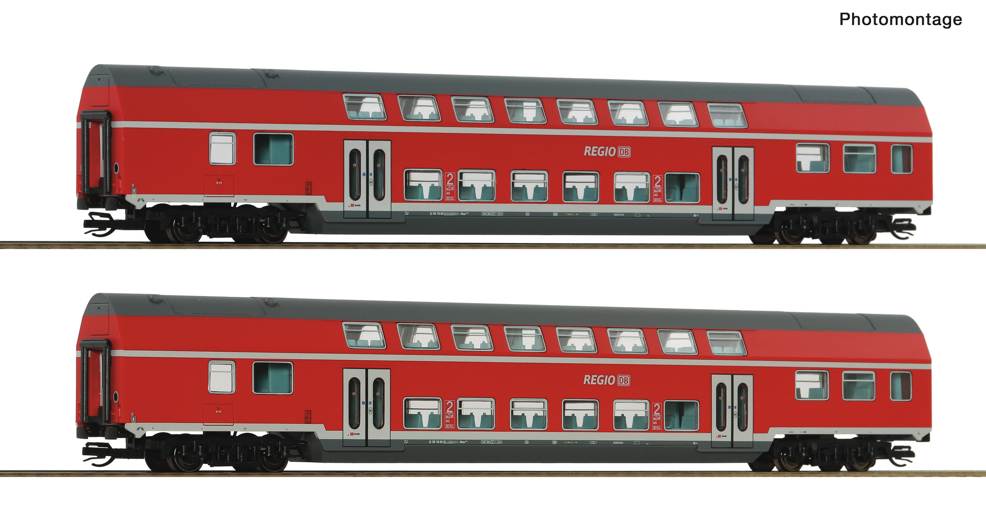 6280072 DB AG Doppelstockwagen-Set 2-tlg. Ep.5/6