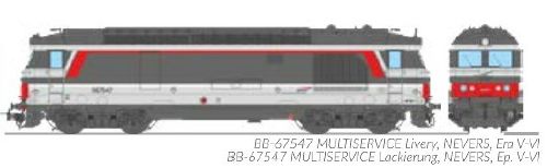 MB-251 SNCF Diesellok BB 67547 Ep.5/6