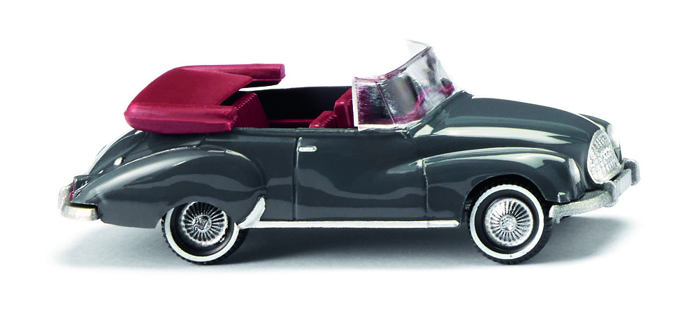 012503 DKW Cabrio eisengrau/dunkelrot