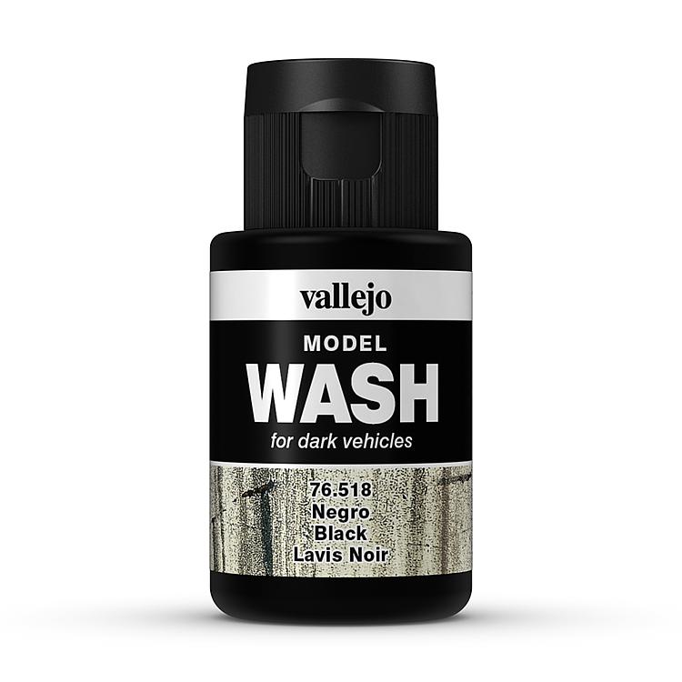 76518 Schwarz, 35 ml - Model Wash