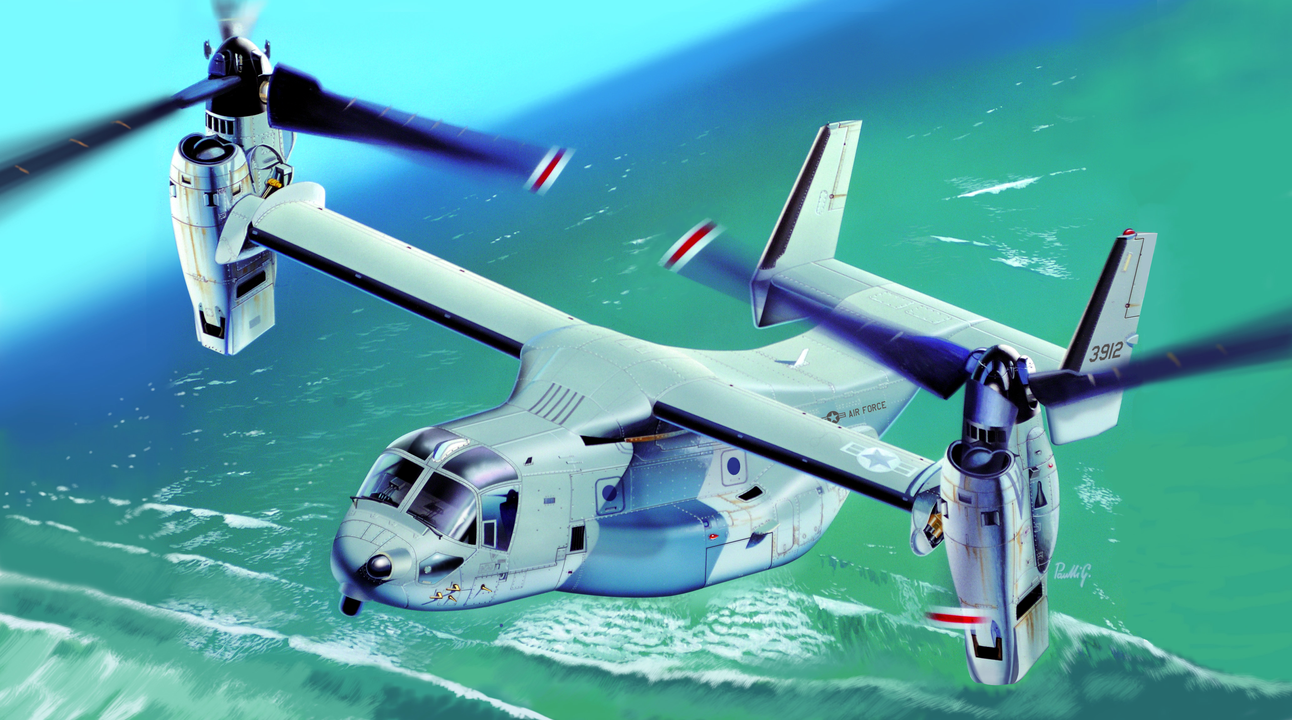 Italeri 1463 V-22A Osprey - Tilt Rotor