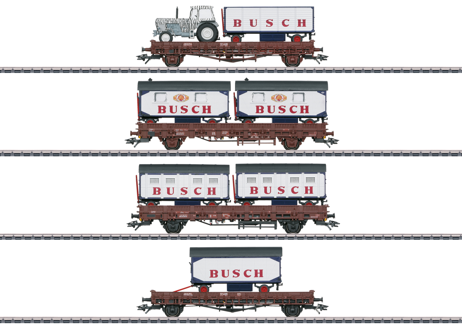 45040 DR Güterwg.n-Set Zirkus Busch 4-tlg Ep.4