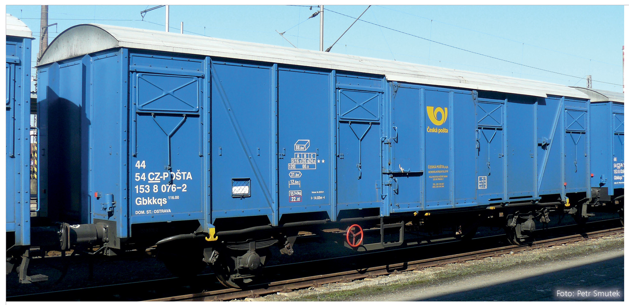 77095 Gedeckter Güterwagen Gbkkqs 116.0 der C