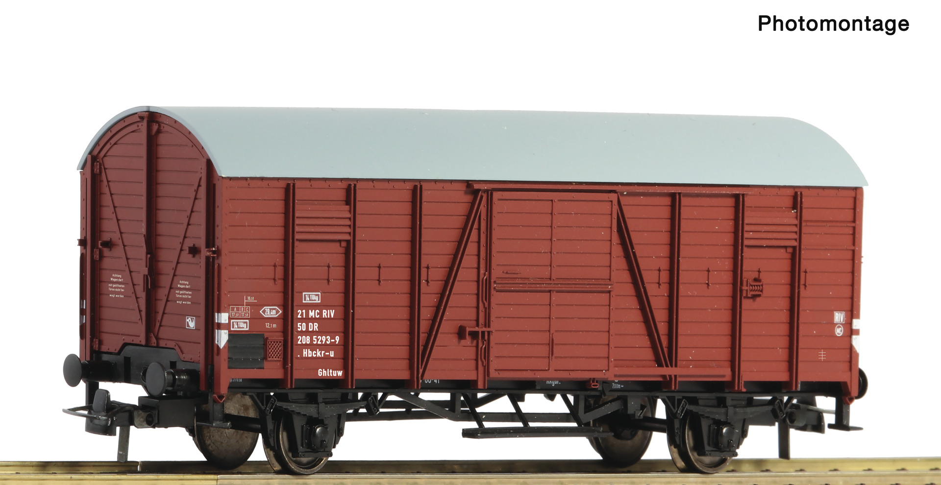 6600373 DR Gedeckter Güterwagen Hbckr-u Ep.6