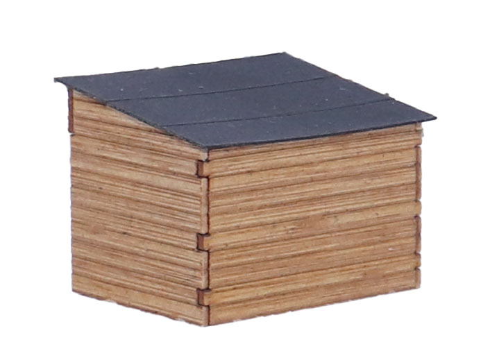 43745 H0 Ziegenstall mit Ziegen - Polyplate