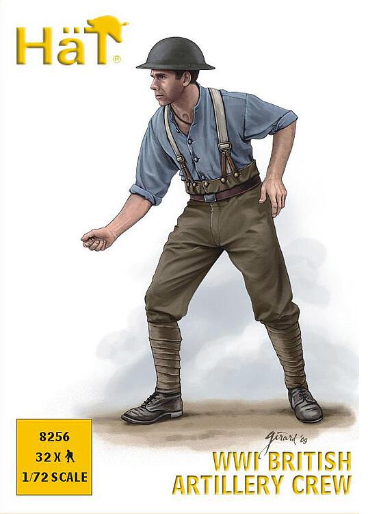 8256 WWI Britische Artillerie-Mannschaft