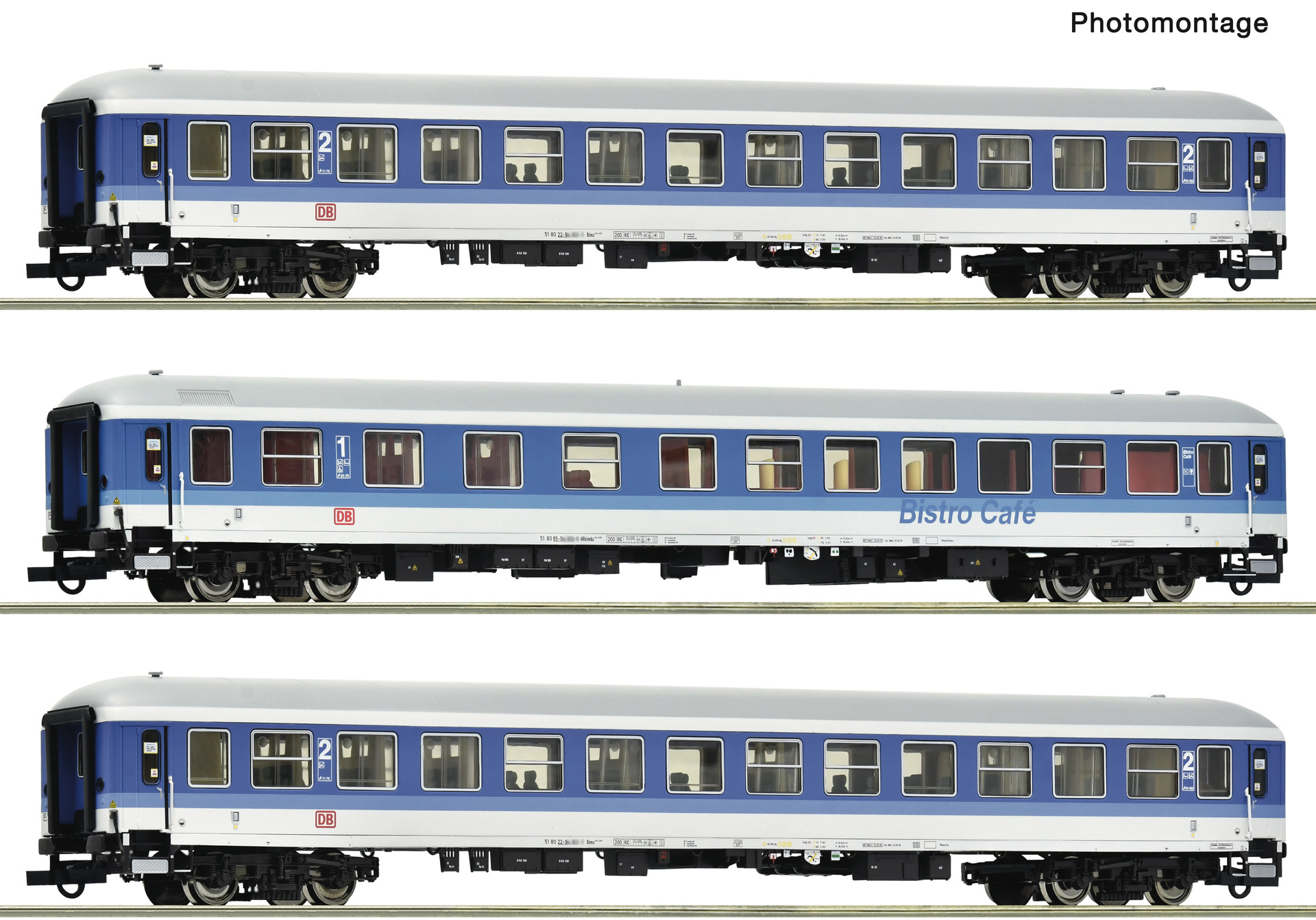 6200289 DB-AG Interregio-Wagen Set 3-tlg. Ep.5