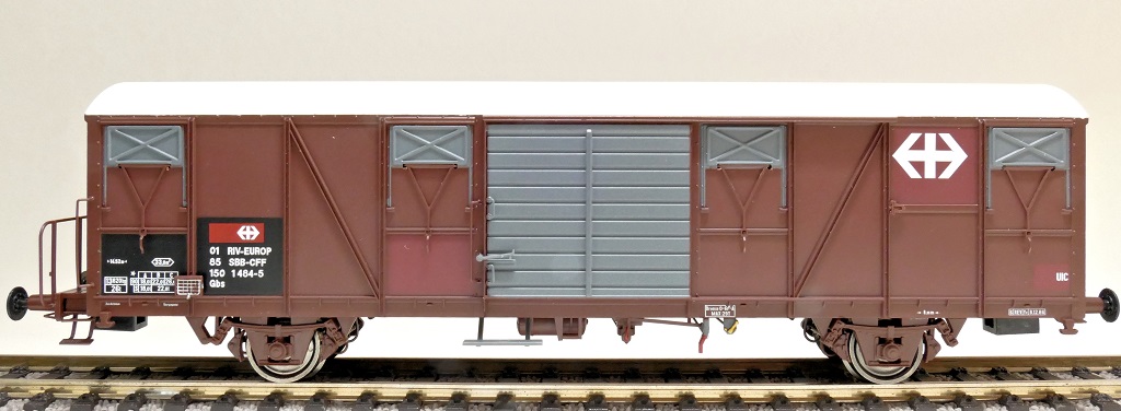 Exact-train 20436 SBB gedeckter Güterwagen Gbs Ep.5