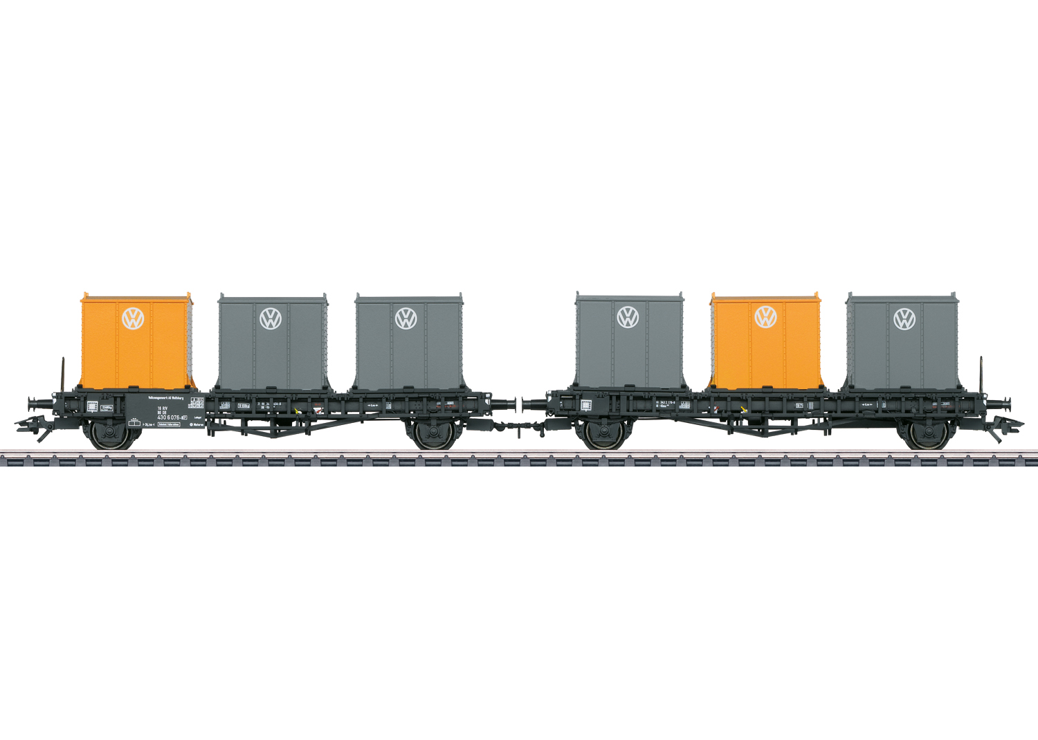 Märklin 46663 DB Behältertransport-Doppelwagen Ep.4