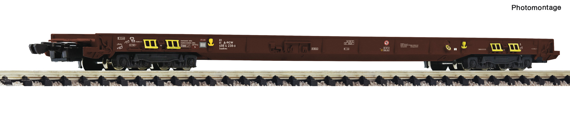 6660202 ÖBB Rola-Ergänzungswagen Saadkms Ep.6