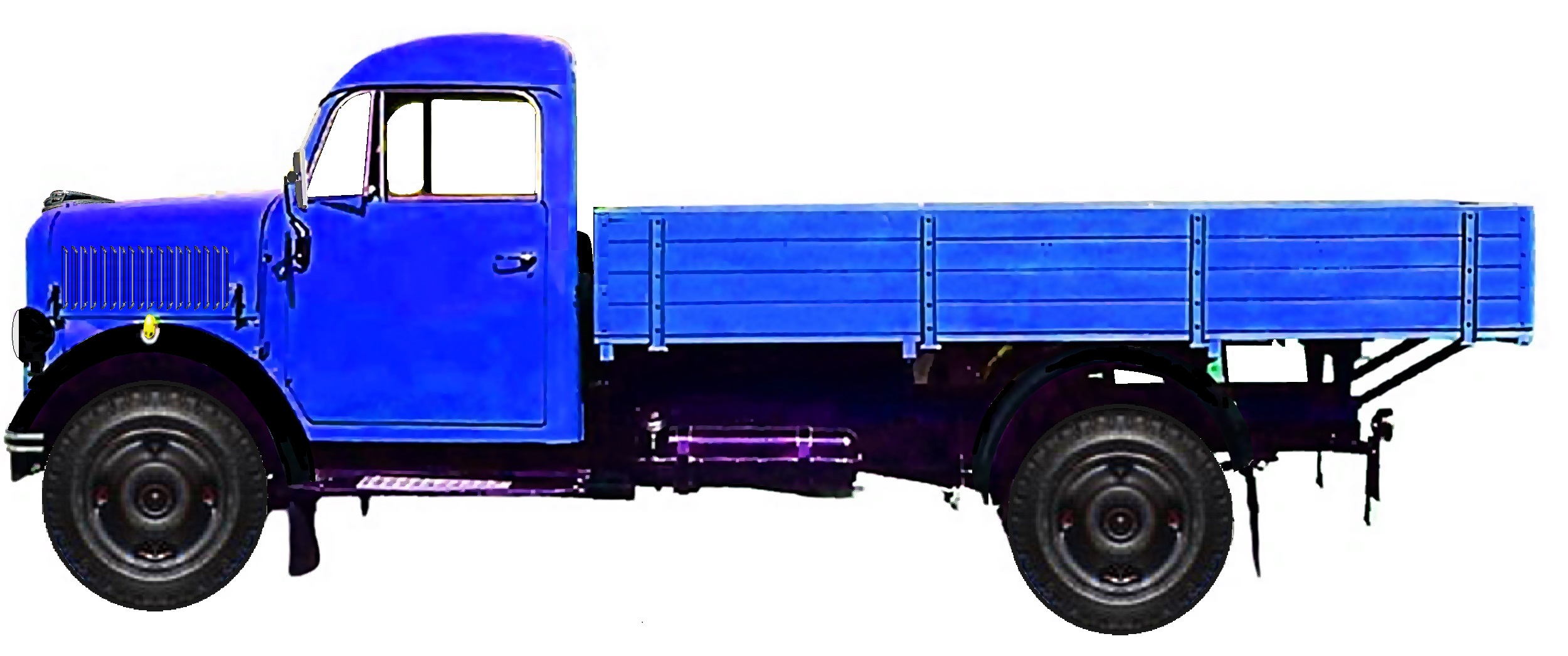 NA88432 Borgward B1250 Hochpritsche blau