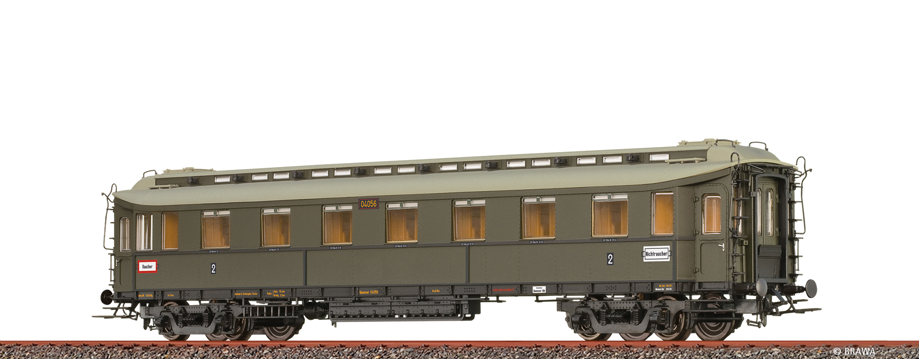 45417 K.P.E.V Personenwagen 2.Kl. Ep.1