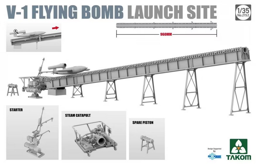Takom 2152 V-1 Flying Bomb Launch Site
