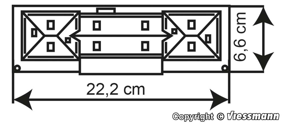 Kibri 36714 Bahnhof Dreieichen