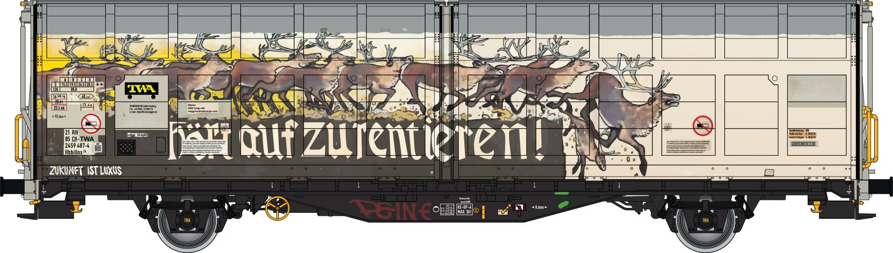 245068 TWA Schiebewandwagen Ep.6- Graffiti