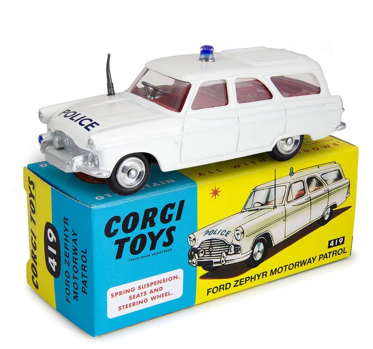 CD54321024 (No.419) Ford Zephyr Police Motorway