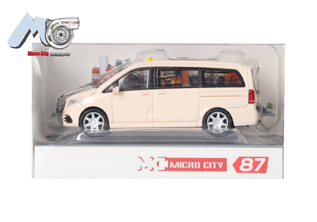 Herpa 87MC000078 MicroCity: MB V-Klasse Bus Taxi (creme)