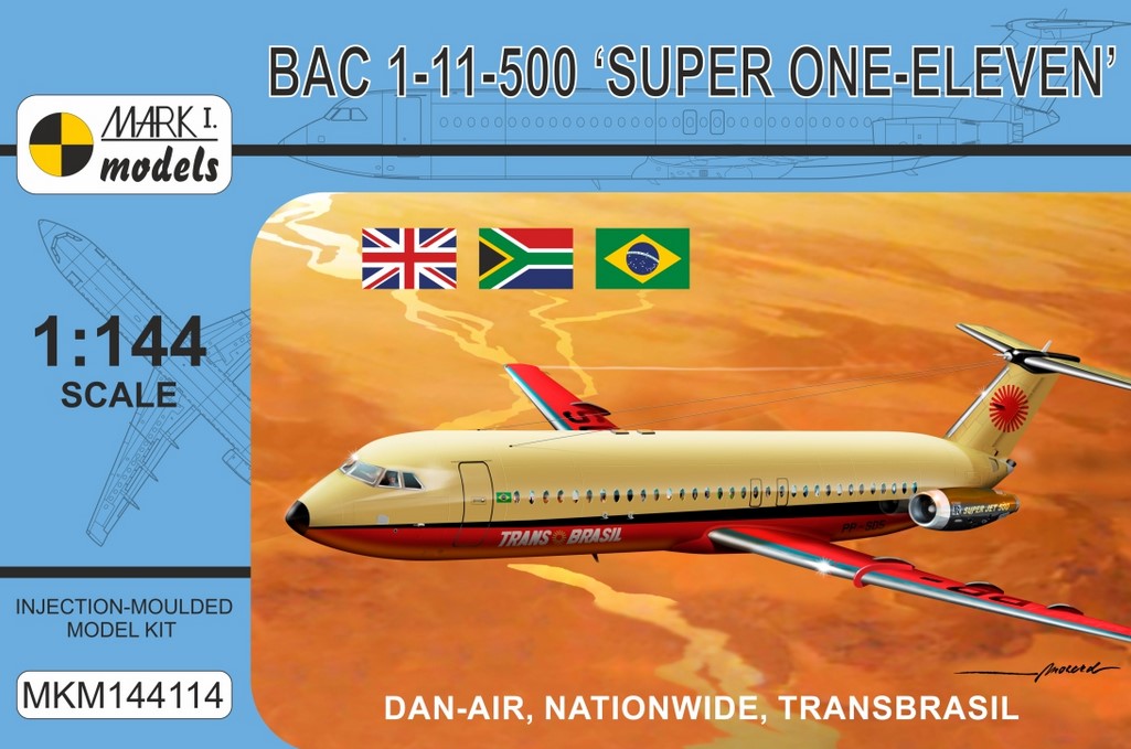 MKM144114 BAC 1-11-500 Dan-Air Nationwide