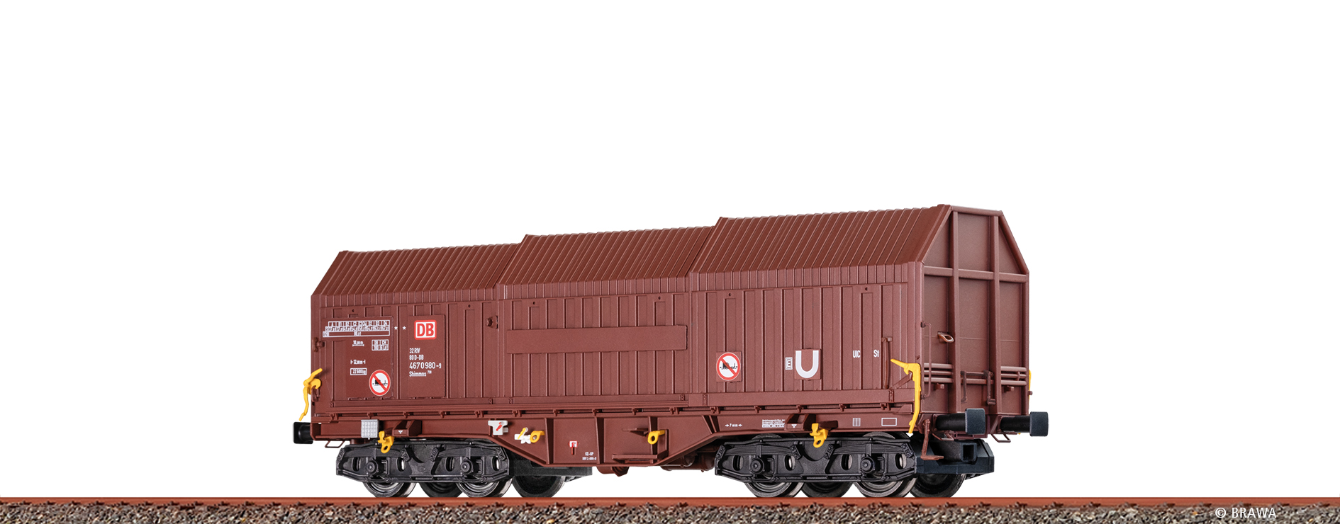 Brawa 51007 DBAG Teleskophaubenwg. Shimmns730 Ep.6